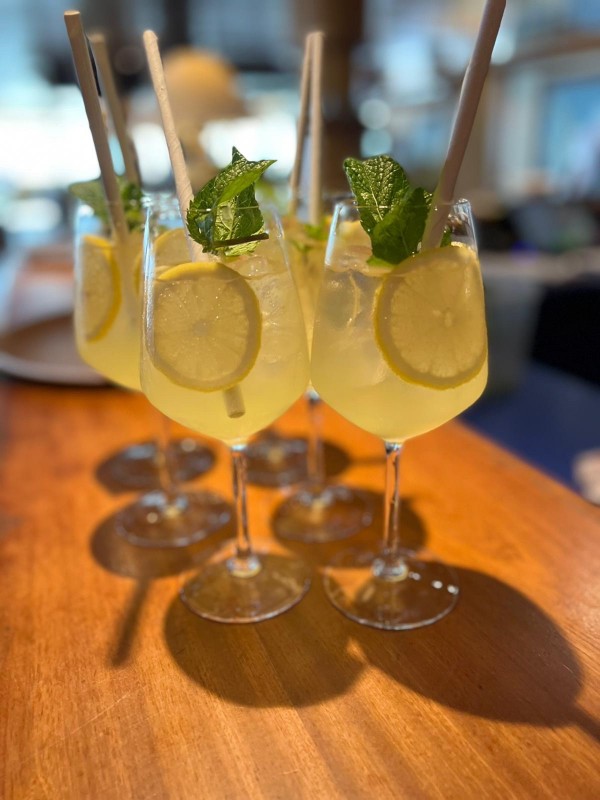 apéritif sur la terrasse vue mer le Havre76